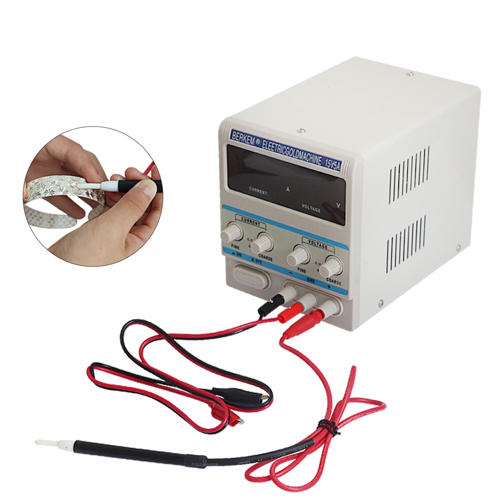 Gold Plated Machine Jewelry Plater Electroplating Kit, Silver Brush Plated Equipment Tool
