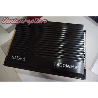 แอมป์ 4ch classAB nologo 1900w ขับแหลม4กลาง4สบาย