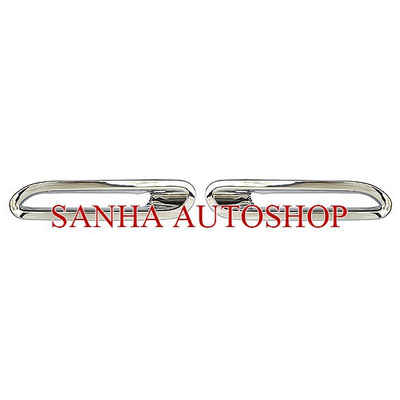 ครอบไฟทับทิมกันชนท้ายโครเมียม Toyota Camry AVC40 ปี 2007,2008,2009,2010,2011
