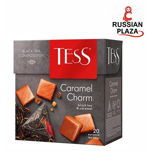 ชา TESS คาราเมล ชาร์ม / Tess Caramel charm black tea in pyramids