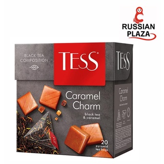 ชา TESS คาราเมล ชาร์ม / Чай черный Tess Caramel charm в пирамидках