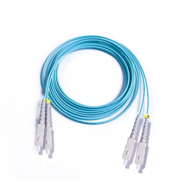 SC/UPC-SC/UPC Multi-Mode OM3 Fiber Cable Multimode Duplex Fiber Optical Jumper Patch Cord 3M 5M 10M 