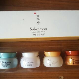 Sulwhasoo cream kit  4items