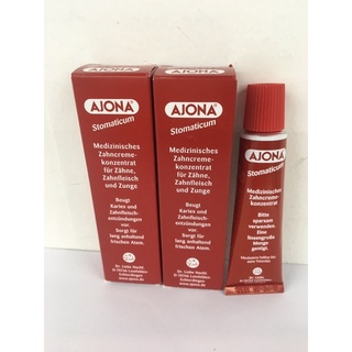 AJONA (เอโจน่า)ยาสีฟันขจัดคราบ สูตรเข้มข้น  25 ml จากเยอรมัน exp 05/24