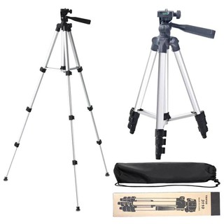 Tripod 3110 ขาตั้งกล้อง 3 ขา รุ่น 3110 คุณภาพคุ้มราคา FREE! หัวต่อสำหรับมือถือ (ครบชุดพร้อมถุงเก็บ)