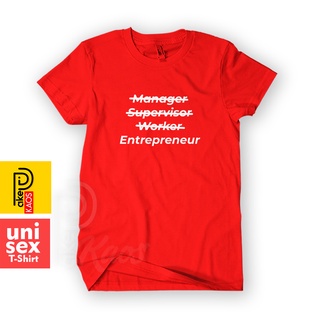 เสื้อผ้าผชล่าสุด เสื้อยืดผ้าฝ้าย พิมพ์ลาย ENTREPRENEUR 30s Distro สําหรับผู้ชาย ผู้หญิงS-5XL