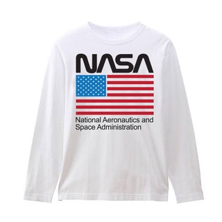 เสื้อยืด ลาย NASA SPACE X STARRY US แฟชั่น สตรีท ชาย หญิง ผลิตจากเสื้อคุณภาพดี