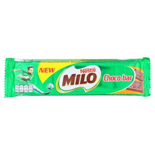 🔥สินค้าขายดี!! ไมโล ช็อกโกบาร์ ขนมหวานรสช็อกโกแลต 30กรัม Milo Choco Bar Chocolate Flavored Candy, 30 grams