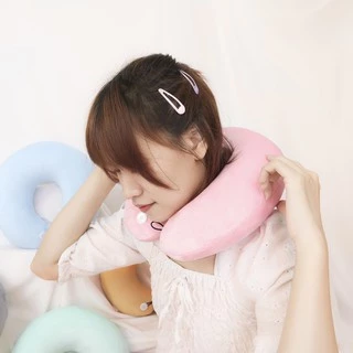 Ocean toys ลิขสิทธิ์แท้ หมอนรองคอ สีพาสเทล มินิมอล