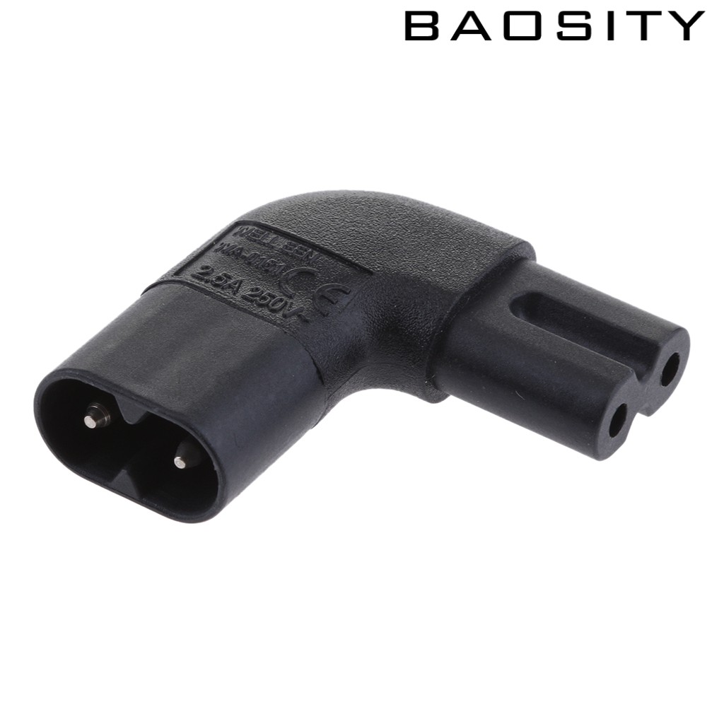 [BAOSITY] Iec320 C7 to C8 Adapter ตัวแปลงชายเป็นหญิง,