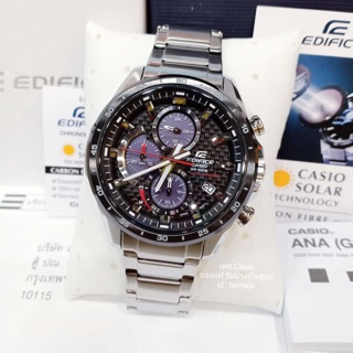 นาฬิกา EDIFICE ของแท้ รับประกันศูนย์ รุ่น EQS-900DB-1AV นาฬิกาผู้ชาย เรือนใหญ่ กันน้ำลึก 100 เมตร ใช้พลังงานแสงอาทิตย์