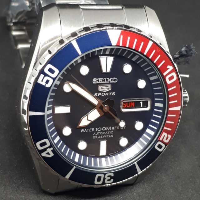 SEIKO SUBMARINER  PEPSI  รุ่น SNZF15K