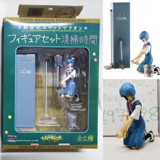 (แท้/มือหนึ่ง) SEGA - Evangelion Figure Set Self Study Time (neon genesis) อายานามิ เรย์