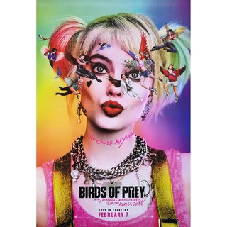 โปสเตอร์ หนัง Birds of Prey (2020) POSTER 24”x35” Inch Harley Quinn DC Movie ทีมนกผู้ล่ากับฮาร์ลีย์ควินน์ผู้เริดเชิด