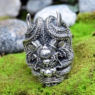 แหวนมังกรจักรพรรดิ The Dragon Emperor Sterling Silver 925 NSRG947