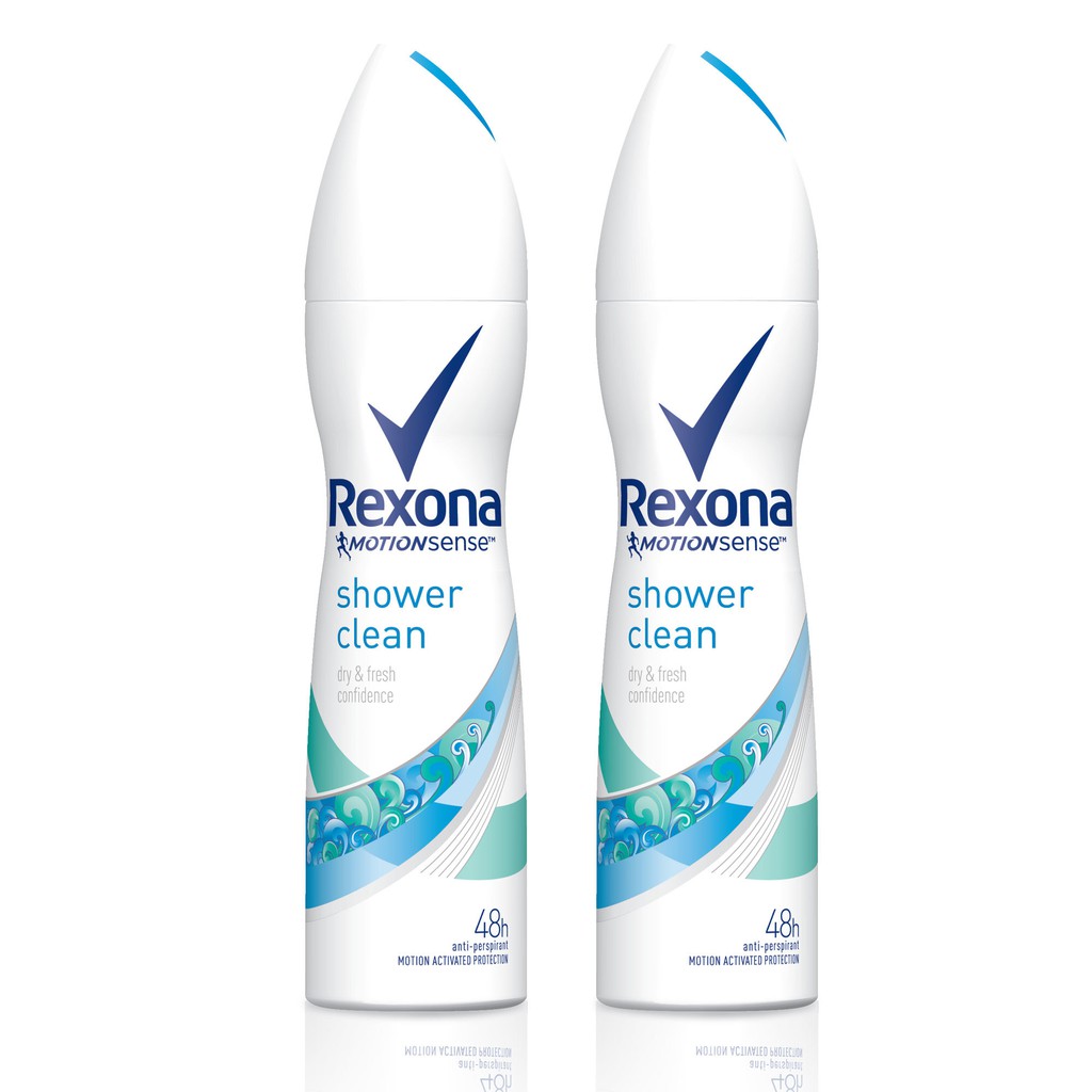 Rexona Shower Clean Spray Green 150 ml (2 ขวด) UNILEVER