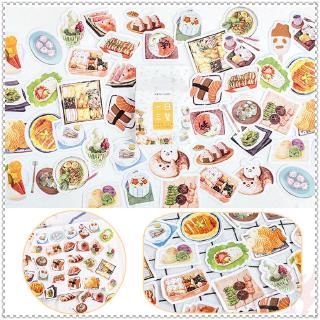 ❉ Food &amp; Desserts Sealing สติ๊กเกอร์ ❉ 45Pcs/Box DIY Diary Scrapbooking Decals สติ๊กเกอร์