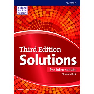 Se-ed (ซีเอ็ด) : หนังสือ Solutions 3rd ED Pre-Intermediate  Students Book (P)