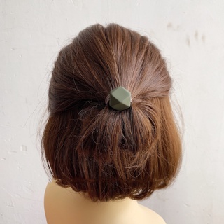 ลูกปัดแปดเหลี่ยมหัวเชือกผูกผมง่ายๆยางรัดผมสีOctagonal Beads Head Rope Simple Hair Tie  Color Hair Rubber Band