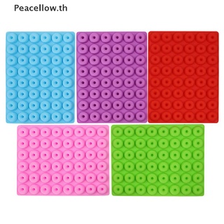 【Peacellow】 48-Cavity Fancy Doughnut Chocolate Pan Silicone Mold Baking Mould Tool 【TH】