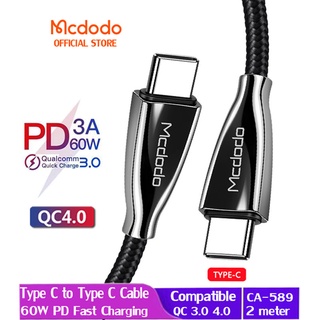 Ori Mcdodo อะแดปเตอร์แปลงสายเคเบิ้ล 60w Usb Type C To Usb C สําหรับ Samsung Galaxy S 9 Plus Note 9 Pd 60 W Qc 3 . 0 3a