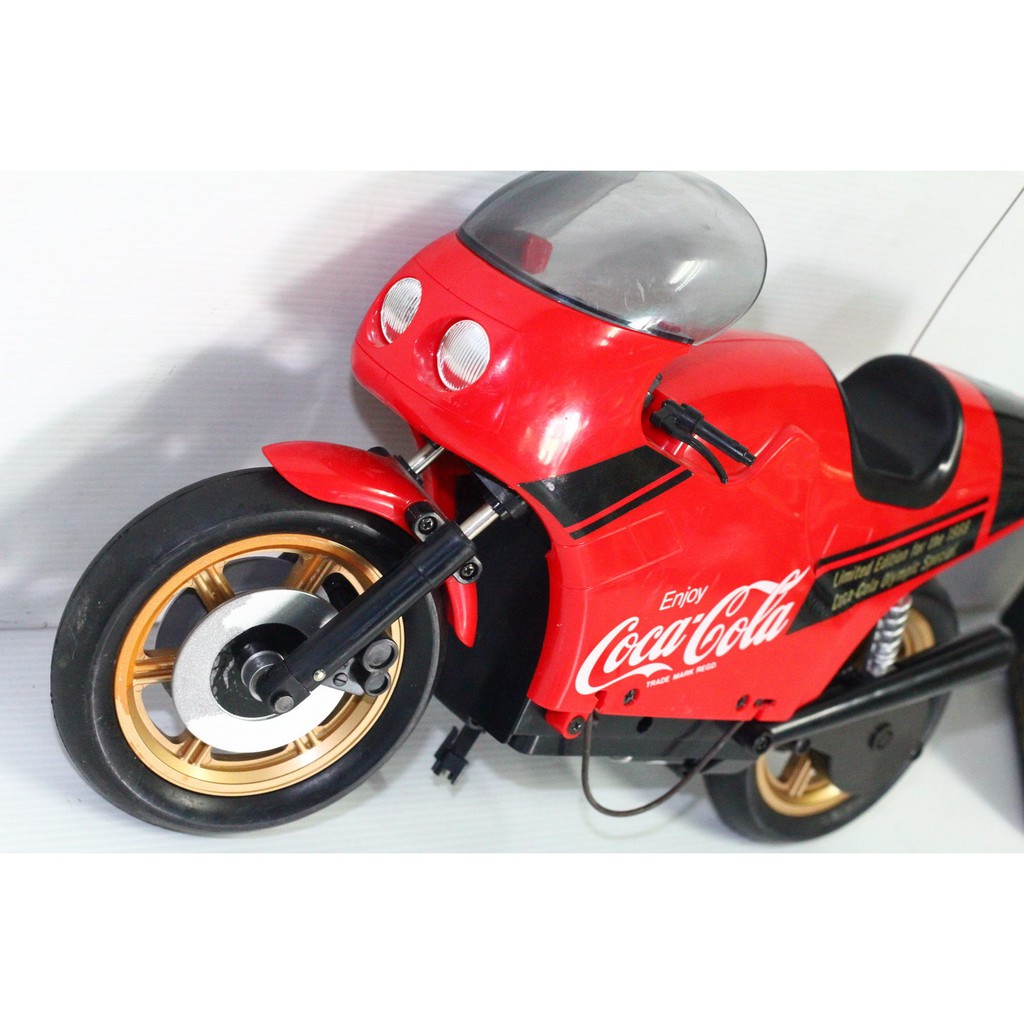 ของสะสม มอเตอร์ไซค์บังคับ Coca Cola งานเก่าแท้ Sale!