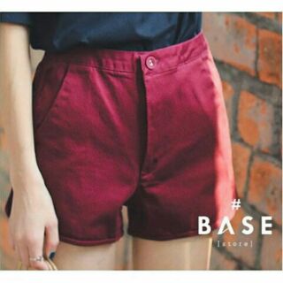 กสงเกงขาสั้นผ้ายืด Red velvet short