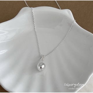 silvery.day | ball pendant