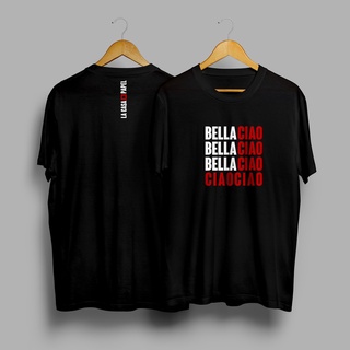 เสื้อยืดเด็กผช เสื้อเบลาส์ PRNT - เสื้อยืดพิมพ์ลาย Netflix La Casa De Papel Money Heist Bella Ciao
