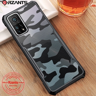 Rzants Camouflage Acrylic PC+TPU Shockproof Airbags Armor Back Cover For Xiaomi Mi 10T Pro