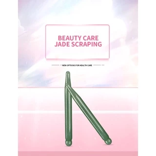 🔥พร้อมส่ง🔥ไม้เขี่ยเส้นกดจุดหน้า หินกัวซากดจุด โรสควอตซ์ ของแท้ นวดตา หินนวดหน้า ไม้กดจุดนวดเท้าคลายเส้น Gua sha Massage
