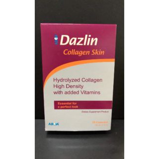 EXP./06/2021 Dazlin collagen skin 30s hydrolyzed collagen คอลลาเจนโมเลกุลเล็ก ดูดซึมง่าย