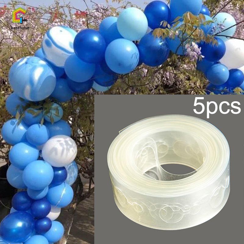 Party Supplies Home Garden 5m Useful Balloon Chain Tape Arch