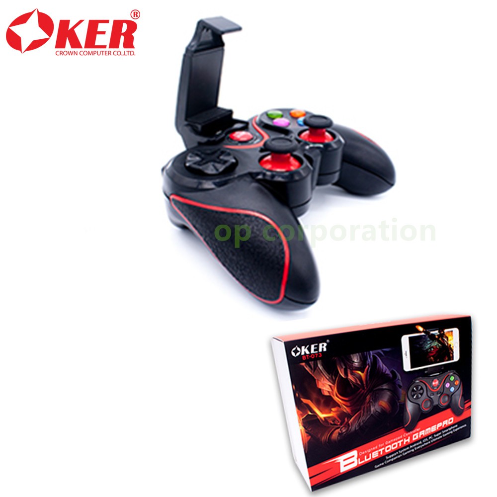 ไม่มีไม่ได้แล้ว! OKER BT-073 จอยเกมส์ JoyStic Bluetooth Gamepad ( จัดส่งพรุ่งนี้