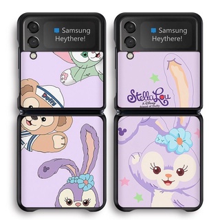 ツ式会〗เคสโทรศัพท์มือถือหนังแบบพับได้ลายการ์ตูน Galaxy Zflip3 5G พับได้สําหรับ Samsung Z Flip3