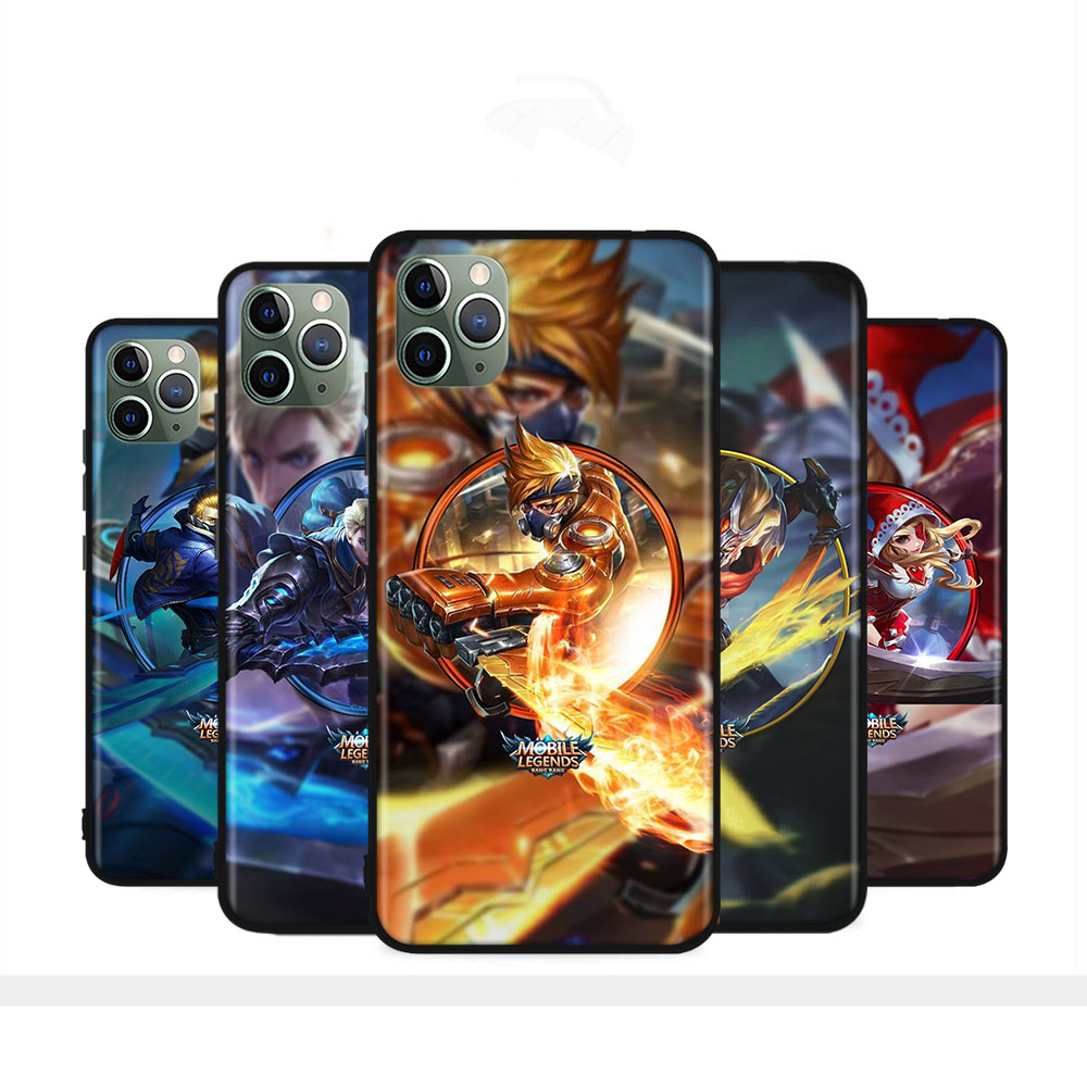 H-170 Mobile Legends เคสซิลิโคนอ่อนนุ่มปลอกเข้ากันได้สําหรับ iPhone 12 XS 13 Mini Max X Pro