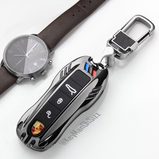 เคสกุญแจรีโมทรถยนต์ Porsche smart key remote  ออกแบบให้เข้ารูปพอดีดูสวยงามวัสดุคุณภาพด้วย Alloy/3D Silicone กันรอยได้ดี