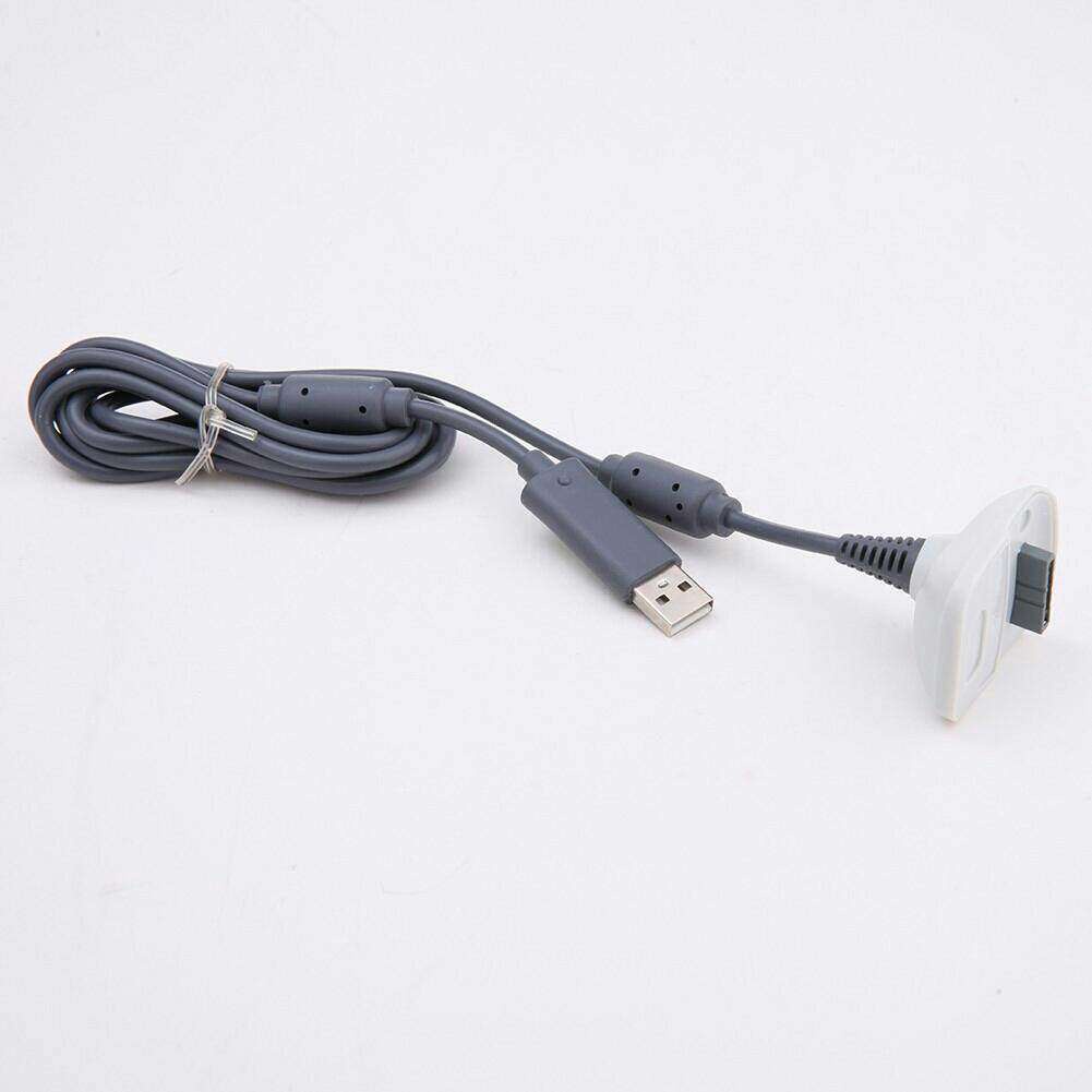 สายต่อจอย xbox 360ไร้สาย(ขาว _ดำ) ไม่ต้องใส่ถ่านต่อเล่นได้เลย