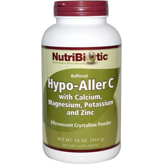 NutriBiotic, Hypo-Aller C, Buffered, Effervescent Crystalline Powder(454 g)