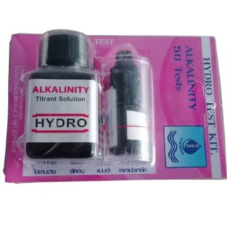 วัดแร่ธาตุ  น้ำยาวัดค่าอัลคาไลนต์  Alkalinity Test ใช้ได้ 50 ครั้ง