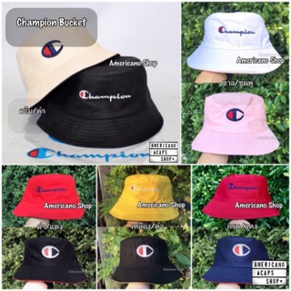 หมวกบักเก็ต Champion Bucket แชมป์เปี้ยน ใส่ได้ 2 ด้าน  มีหลากหลายสีให้เลือก (ส่งจากไทย)