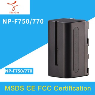 แบตเตอรี่เทียบ NP-F770 4400mAh ใช้สำหรับ F950 F970  F550 F770 MC1500C 190P 198P HD1000CและไฟLED YN300 YN600 YN900 YN1200