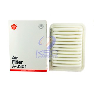 SAKURA AIR FILTER กรองอากาศ  TOYOTA  รุ่น ALTIS 2008 VIOS 2008 YARIS 2008