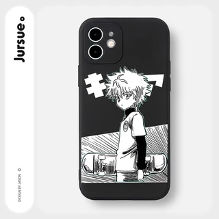 JURSUE เคสไอโฟน เคสซิลิโคนนุ่มขอบเหลี่ยมกันกระแทกการ์ตูนอนิเมะตลก เคสโทรศัพท์ Compatible for iPhone 17 Air 16 15 14 13 12 11 Pro Max SE 2020 X XR XS 8 7 Plus พลัส Y2139