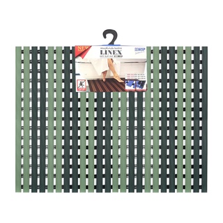 พรมปูพื้นกันลื่น WSP Linex สีเขียว ขนาด 65 x 100 ซม.  พรมเช็ดเท้า  Anti-slip floor mat WSP Linex, green, size 65 x 100 c