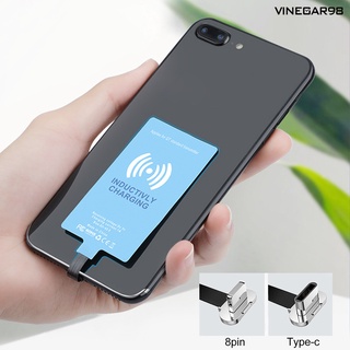 Vinetm อุปกรณ์ชาร์จแบบไร้สายรับสัญญาณรับสัญญาณอย่างรวดเร็ว 8Pin สําหรับIphone