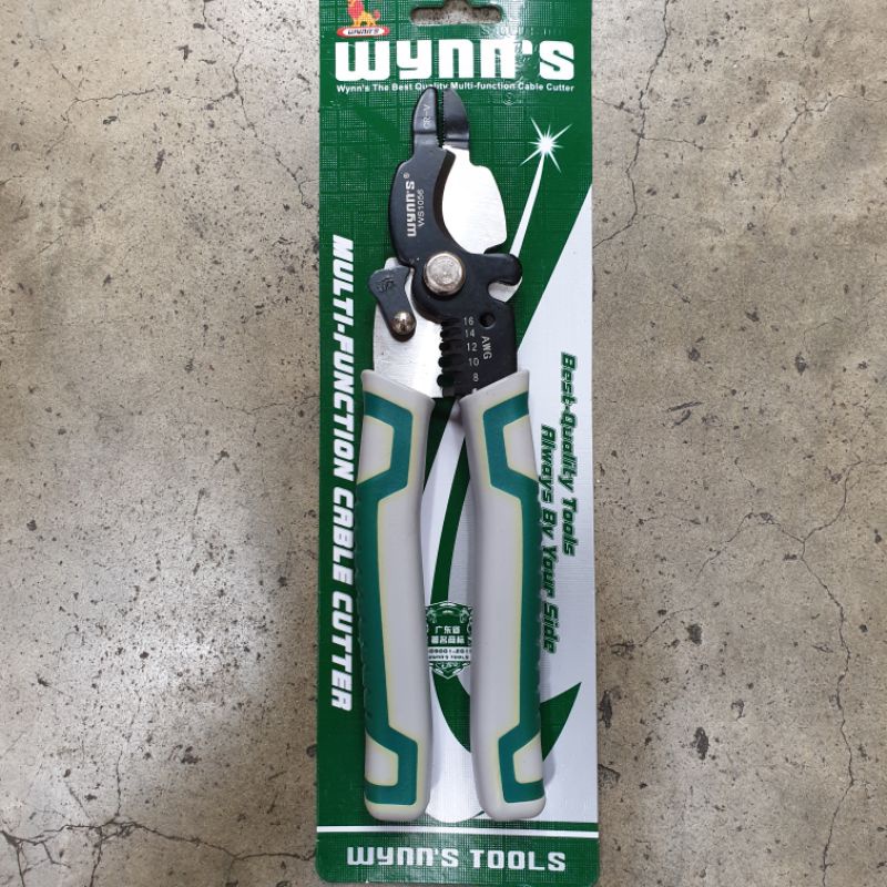 Wynn's รุ่น ws1056 เหล็กแข็ง cr-v ตัด ปลอกสายไฟawg 8 10 12 14 16