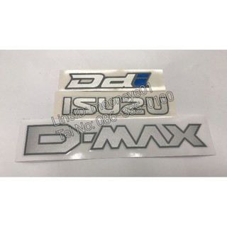 Sticker สติ๊กเกอร์ดั้งเดิม ISUZU D-MAX Ddi สีฟ้า สำหรับฝาท้ายรถ ISUZU D-MAX ALL NEW (อีซูซุ)