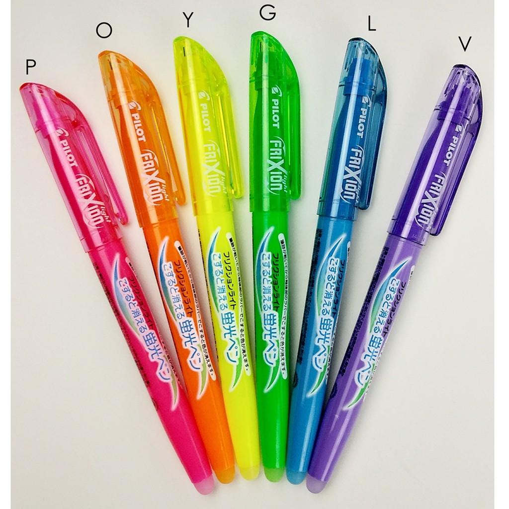 ปากกาไฮไลท์ลบได้ (สีสะท้อนแสง) PILOT FriXion Highlighter