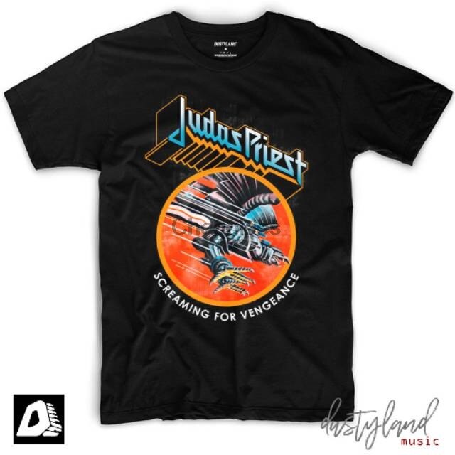 Band JUDAS PRIEST SCREAMING สําหรับเสื้อยืด VENGEANCE